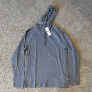 UGg Gray Heather Huck Waffle Hoodie Mens XL
